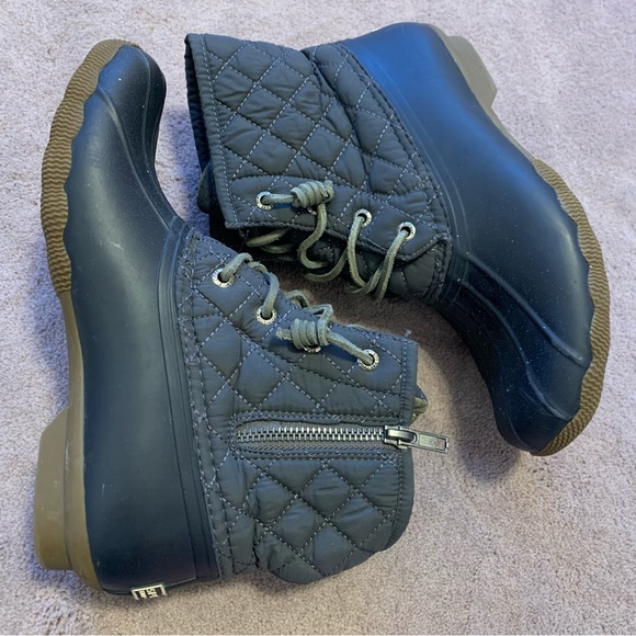 Sperry | Navy Blue Duck Boots Rain 6.5 - Picture 1 of 8